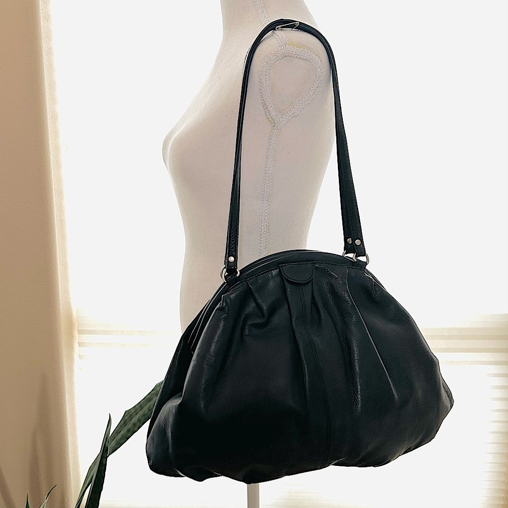 Chaos Leather Shoulder Bag. Half Structured & Half Hobo. Excellent Condition